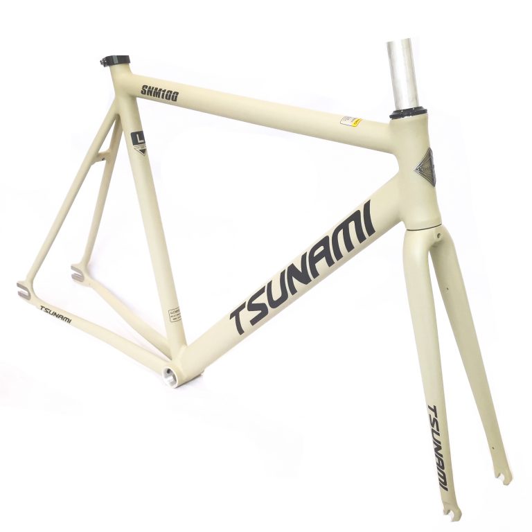 Tsunami SNM100 Gray Ti Fixed Gear Bike Aluminum 700c