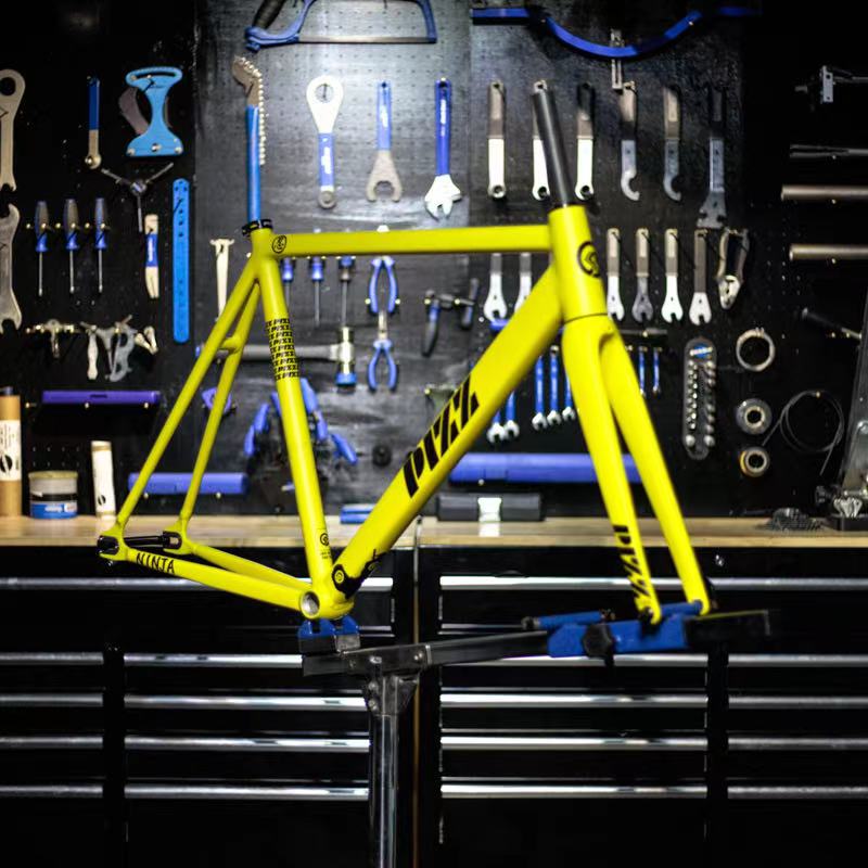 Yellow Pizz Ninja Frameset – PIZZBIKES