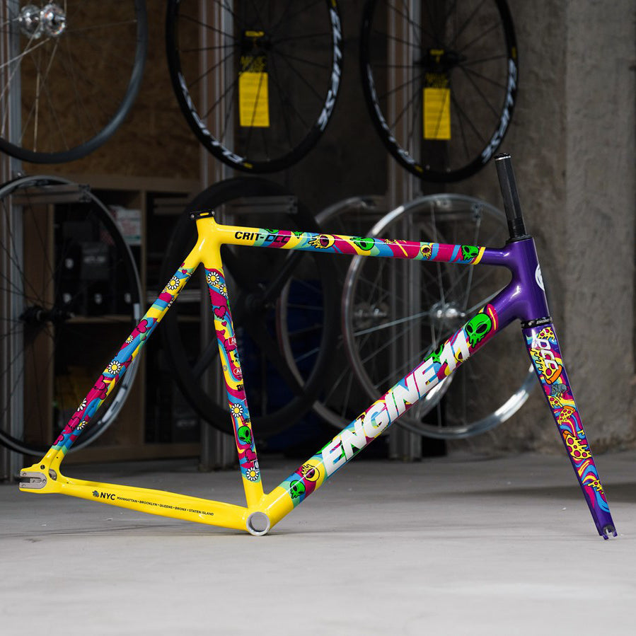 engine11 crit-D Mサイズ フレームセット カスタムペイント Engine11 x DCC Crit-D Track Fixed Frame – PIZZBIKES