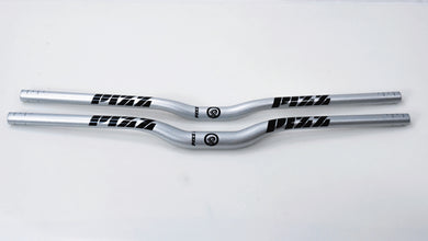 PIZZ SILVER CARBON HANDLEBAR  25.4 31.8