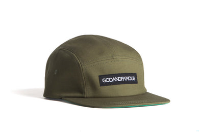 GODANDFAMOUS 5-Panel Cap