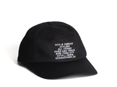 GODANDFAMOUS MANTRA 6-PANEL HAT