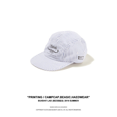 BUllSHITLAB  Pleated trench fabric Vintage campcap hat
