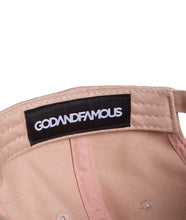 Load image into Gallery viewer, Godandfamous Team 6-Panel Hat - Sand