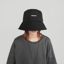 Load image into Gallery viewer, UNDERWATER Basic  Logo embroidery washed and worn down canvas fisherman&#39;s hat